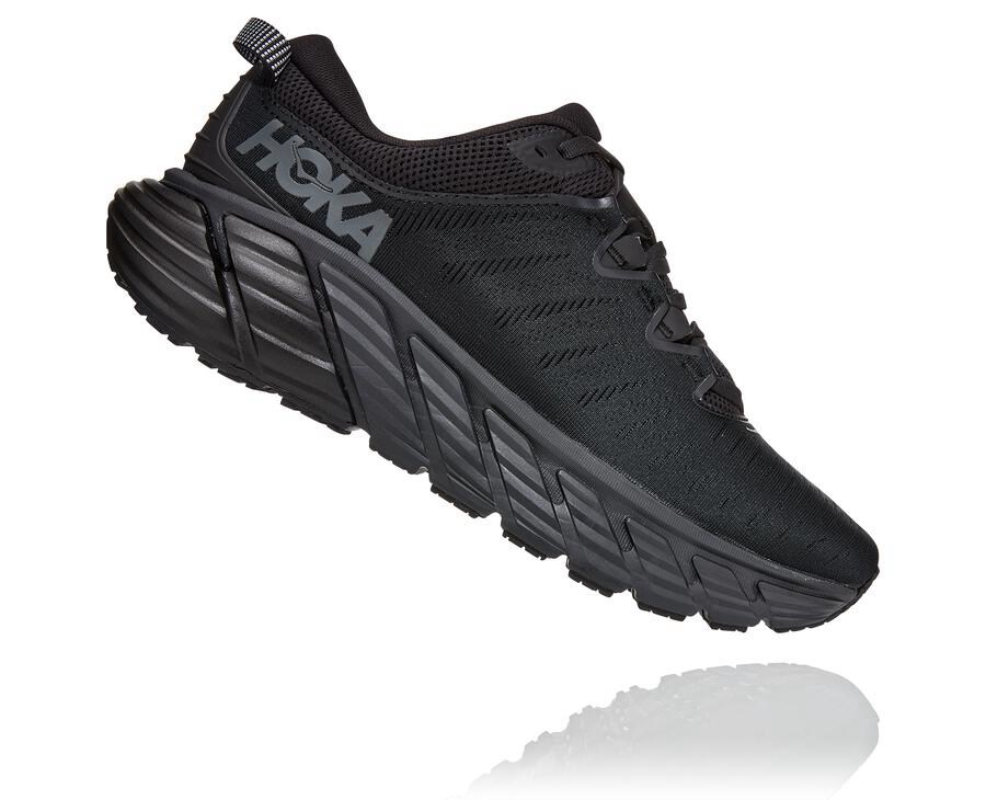 Hoka One One Hardloopschoenen Heren - Gaviota 3 - Zwart - QU1524068